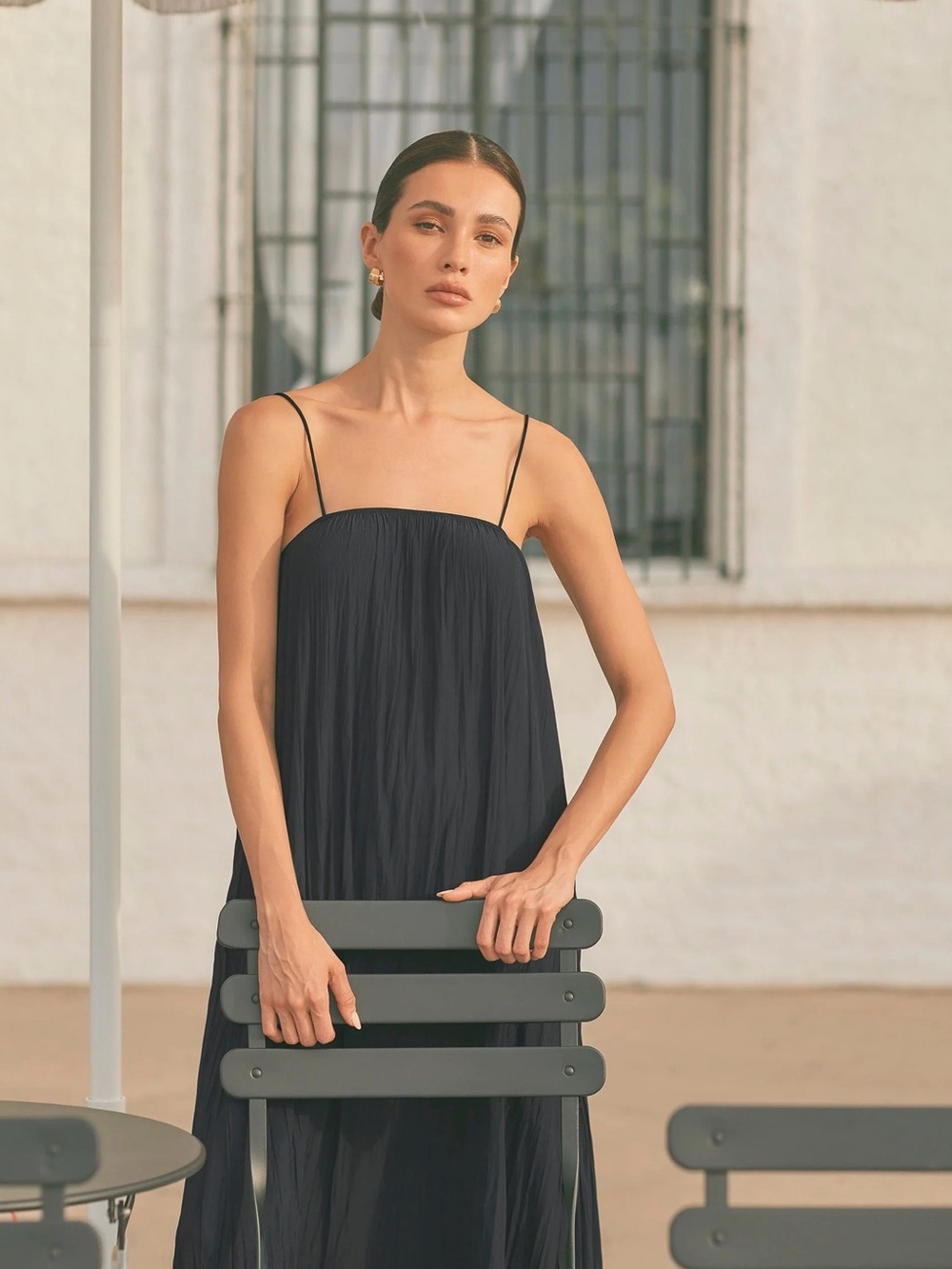 Modern Citizen Solange Pleated Maxi Dres